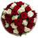 букет из красных и белых роз. Барановичи