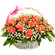 букет розовых роз с гипсофилой. Барановичи